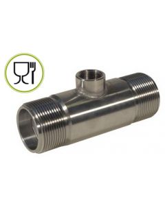 THREADED STAINLESS STEEL STANDARD FLOWMETER - 60 BAR SUITABLE FOR CONTACT WITH FOODSTUFFS