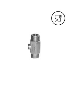 CONTALITRI STANDARD IN ACCIAIO INOX FILETTATO - 60 BAR CONFORME AL CONTATTO CON ALIMENTI